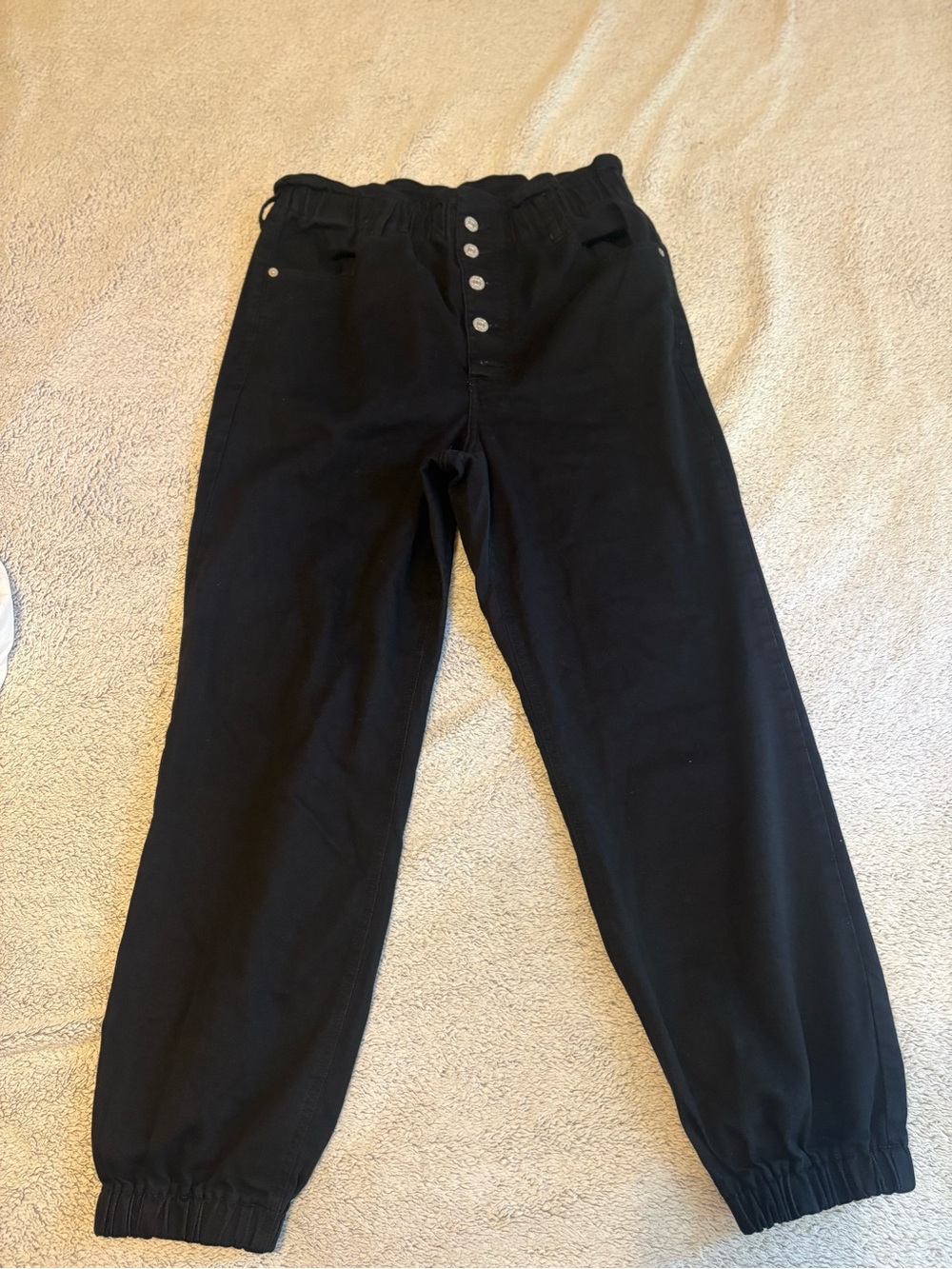 Express Black Jogger jeans